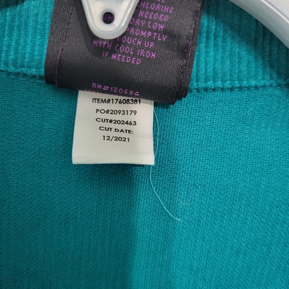 Hello Kitty Teal Jean Jacket with Colorful Embroidery - Picture 5 of 9